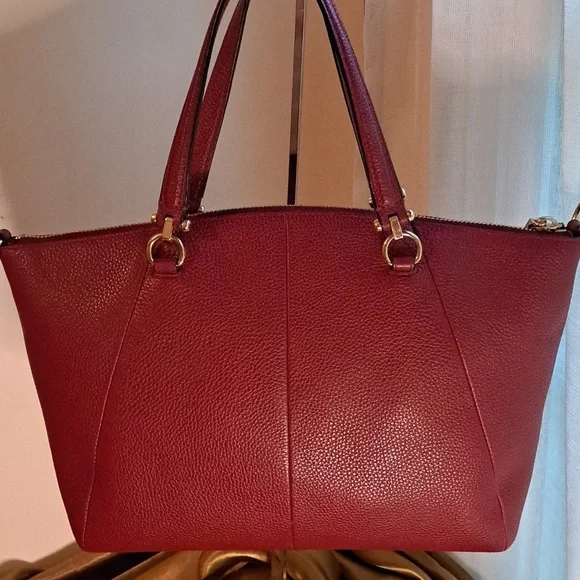 NEW Coach  Prairie Burgundy Satchel and Crossbody Excellent Condition - Picture 8 of 14
